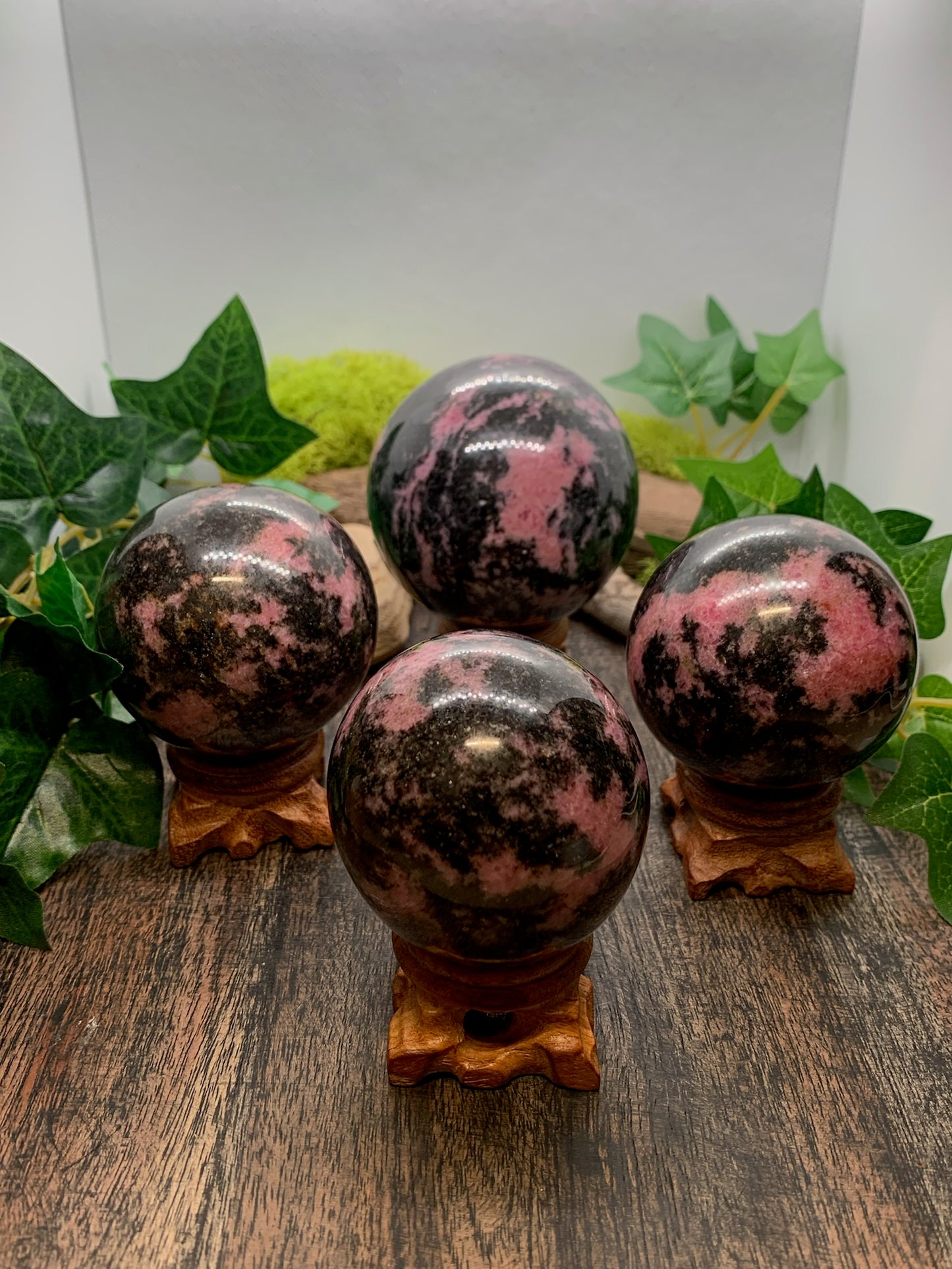 Rhodonite Sphere