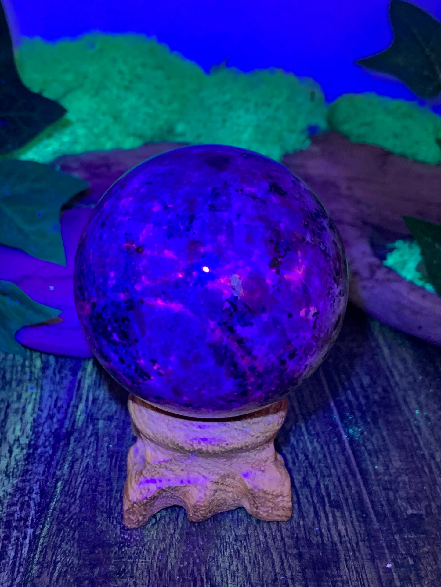 Fluorescent Sodalite Sphere