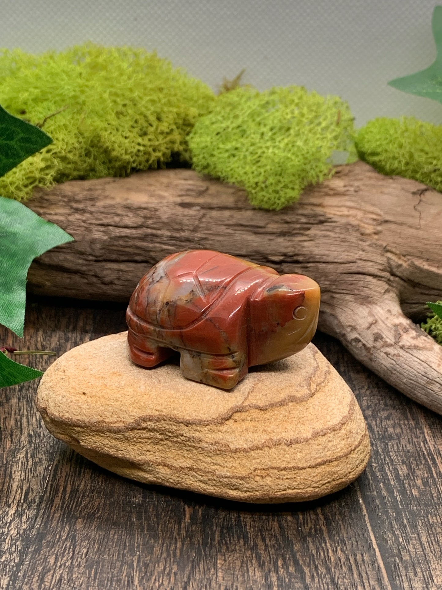 Mookaite Turtle Carving