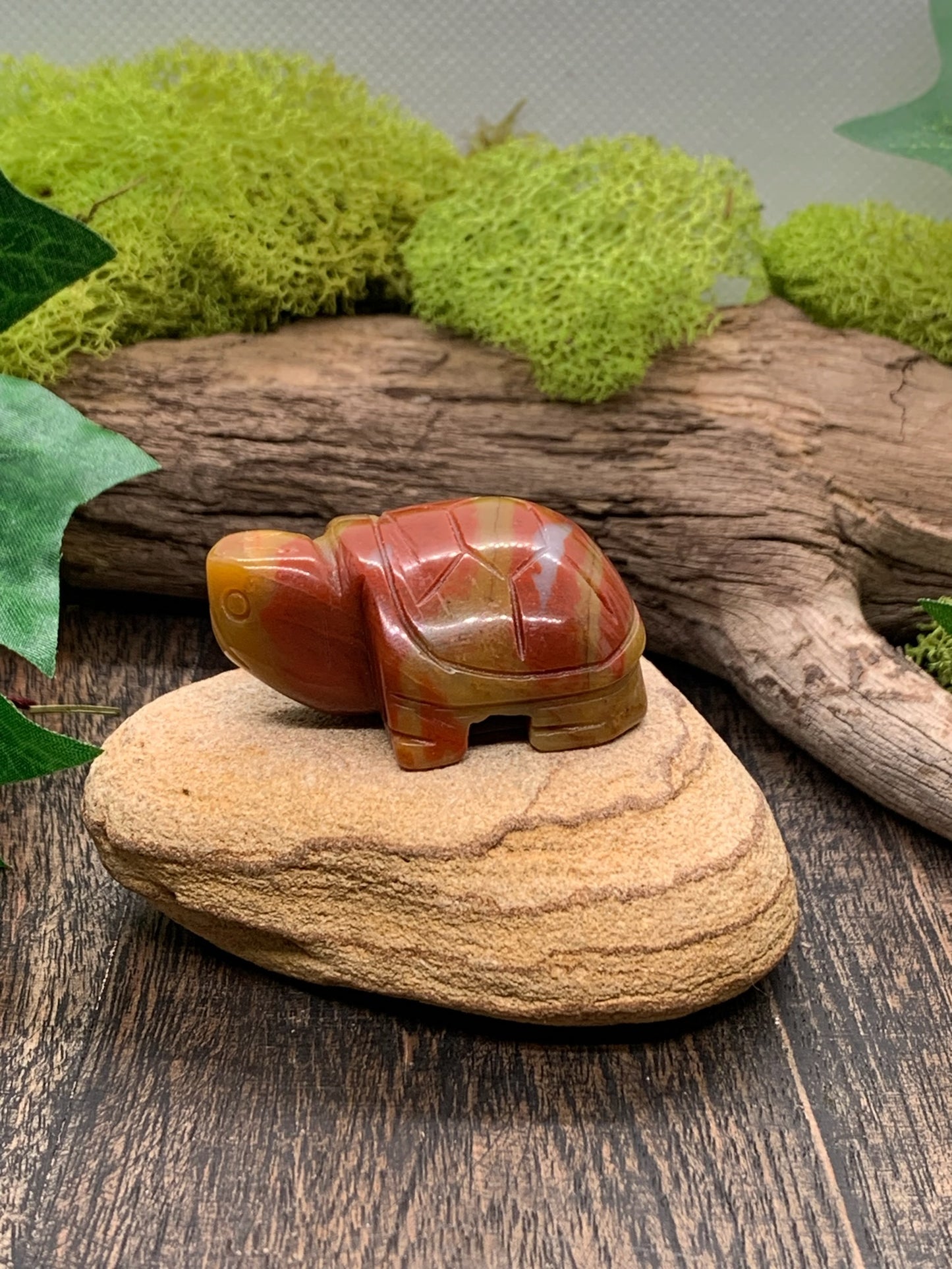 Mookaite Turtle Carving