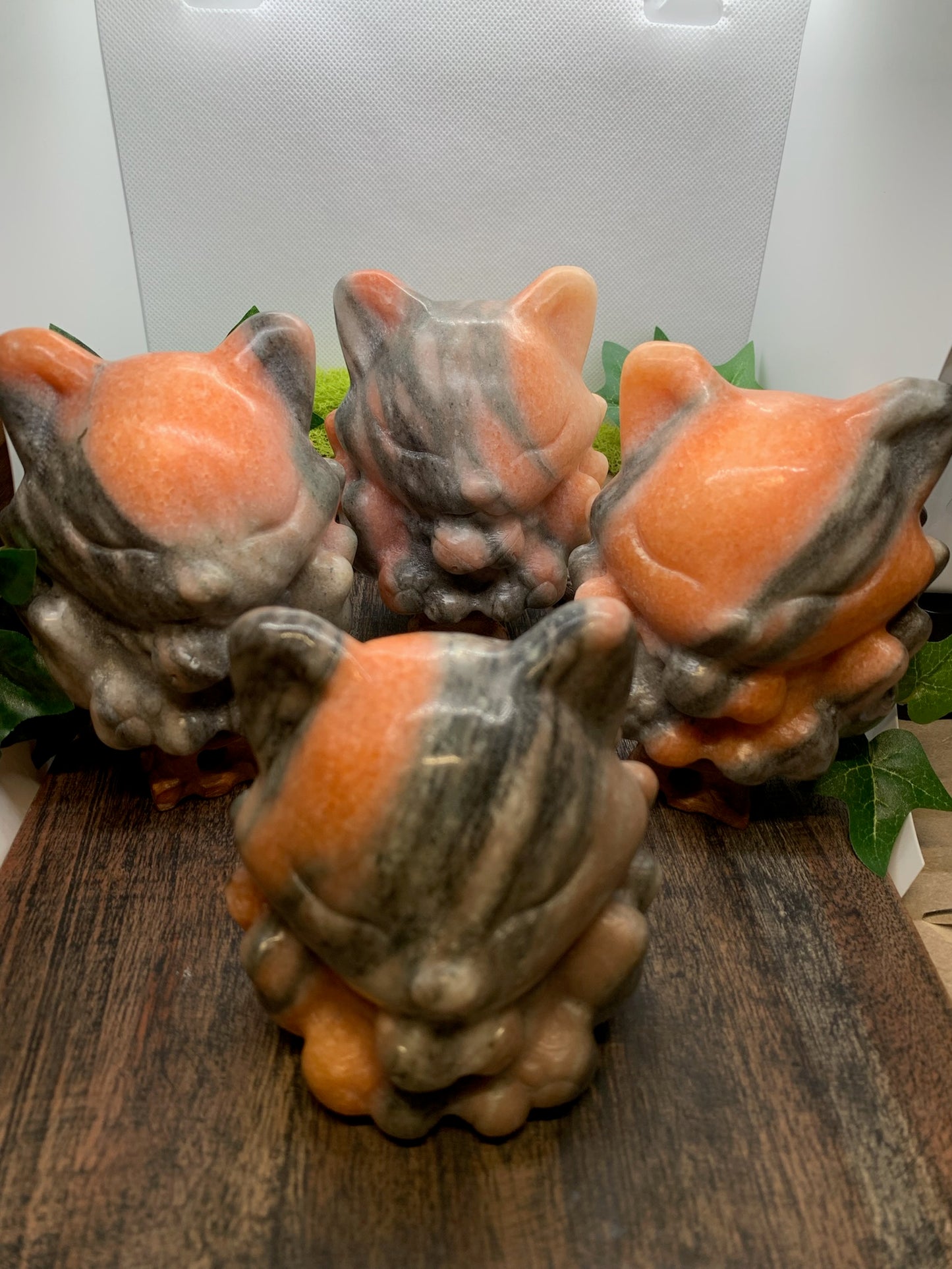 Calcite Ninetails Carving