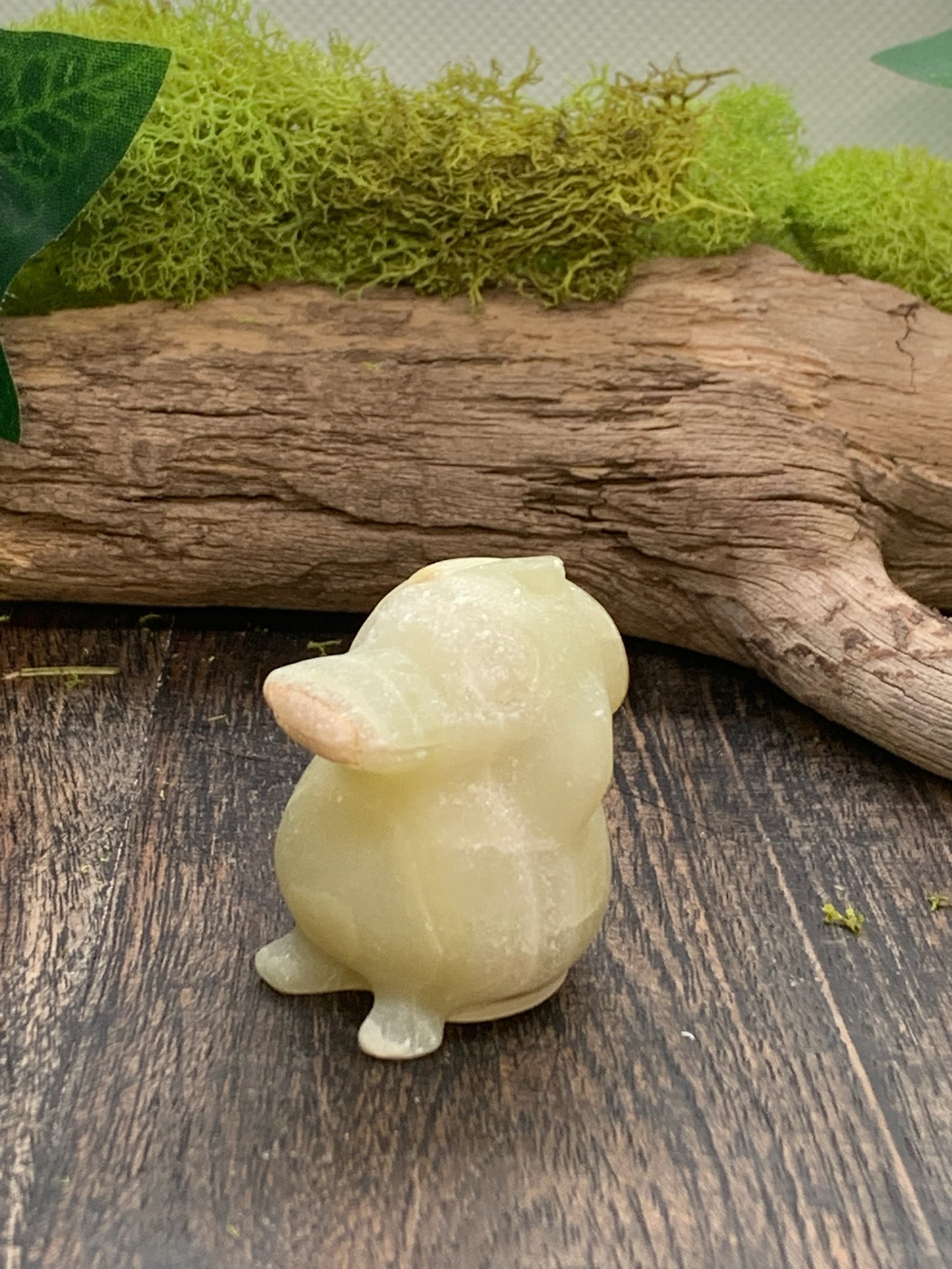 Afghan Jade Psyduck Carving