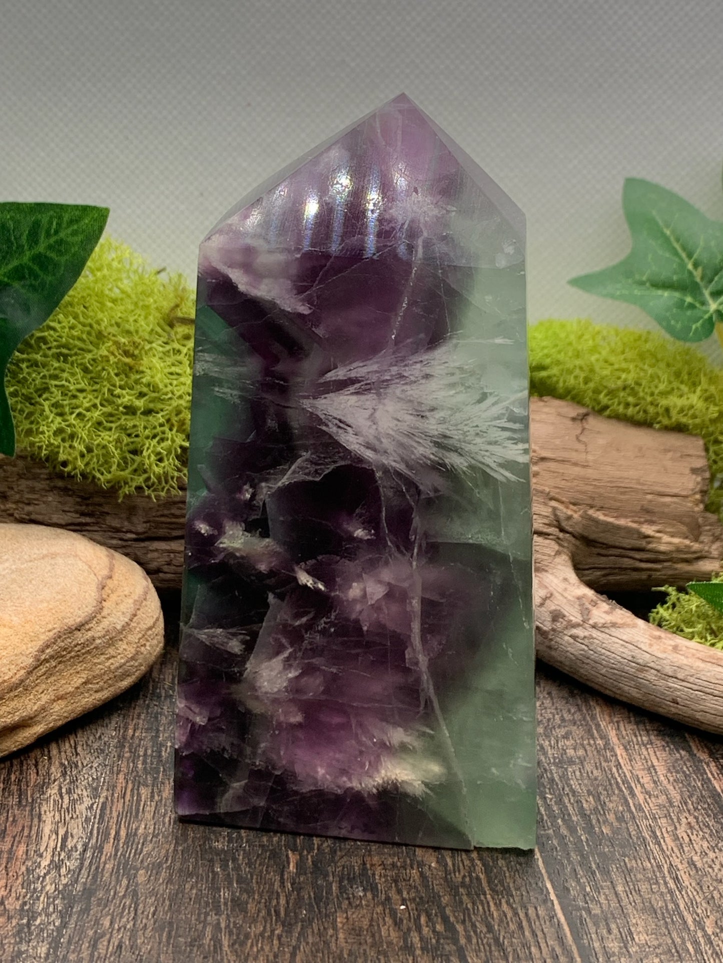 Feather Fluorite Tower