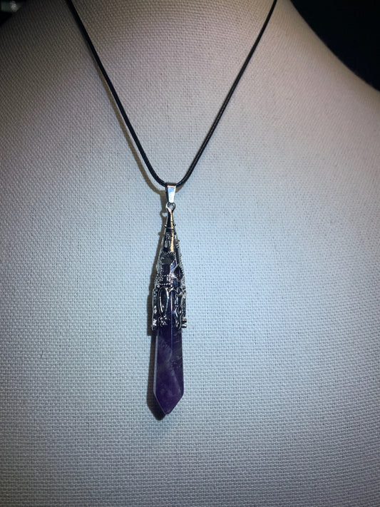 Amethyst Pendant Necklace