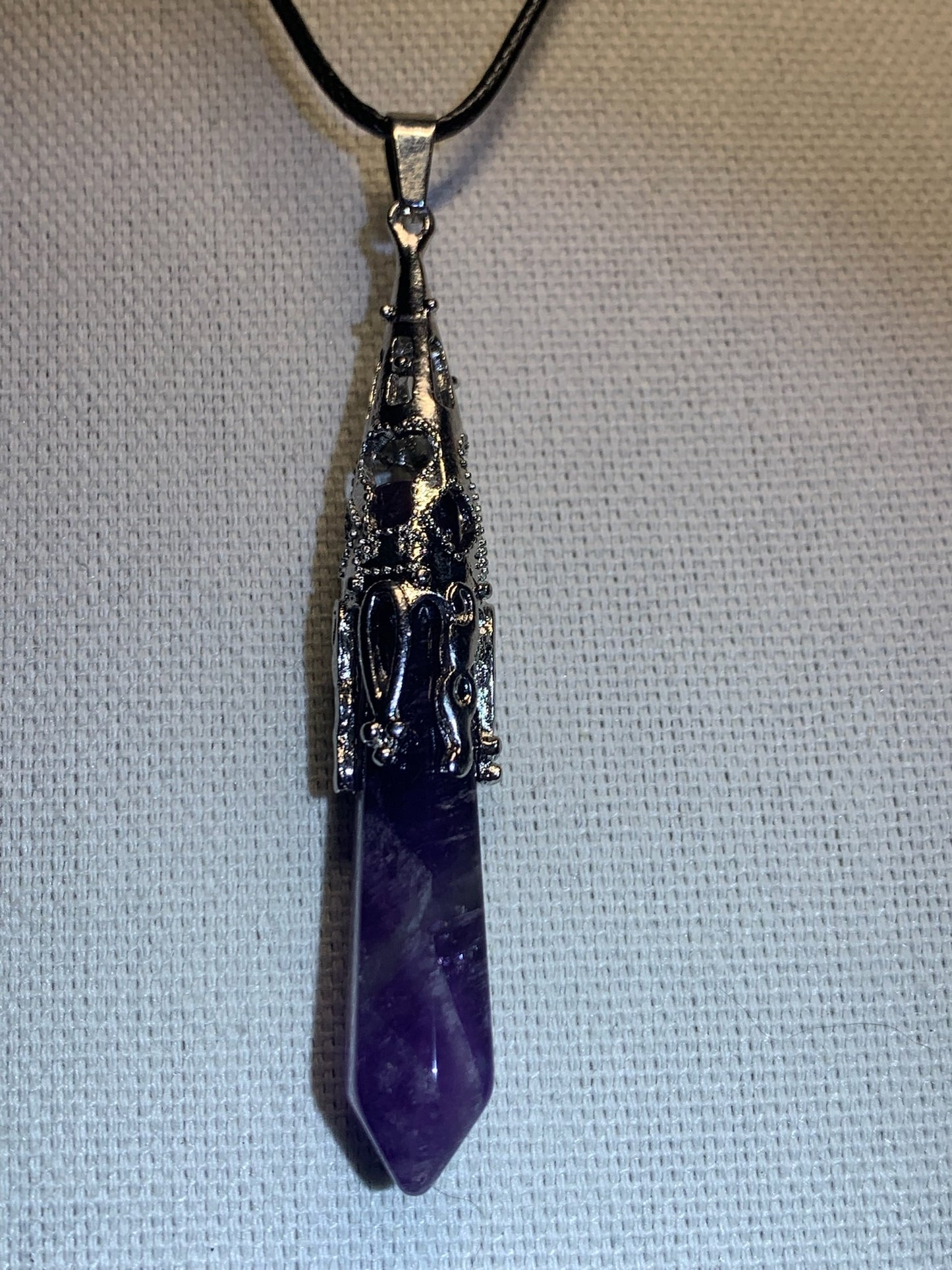 Amethyst Pendant Necklace