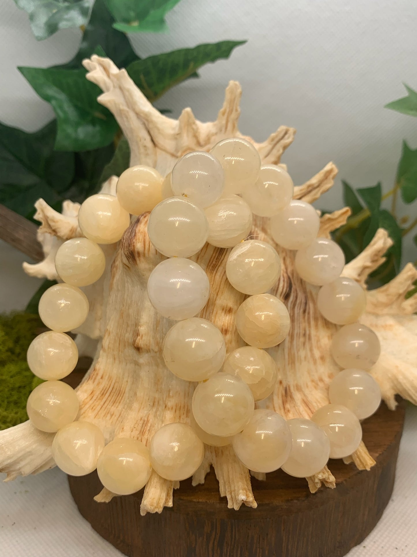 Yellow Calcite Bracelet 14mm