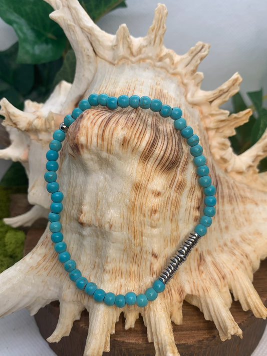 Turquoise Bracelet 4mm