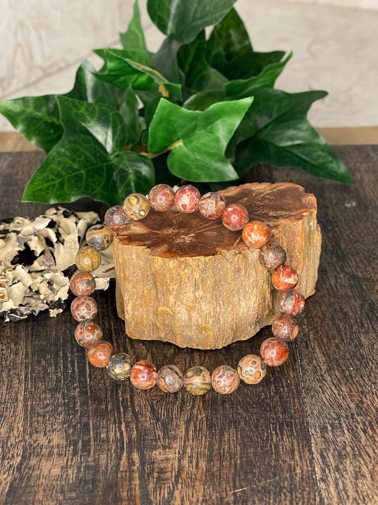 Red Leopard Jasper Bracelet