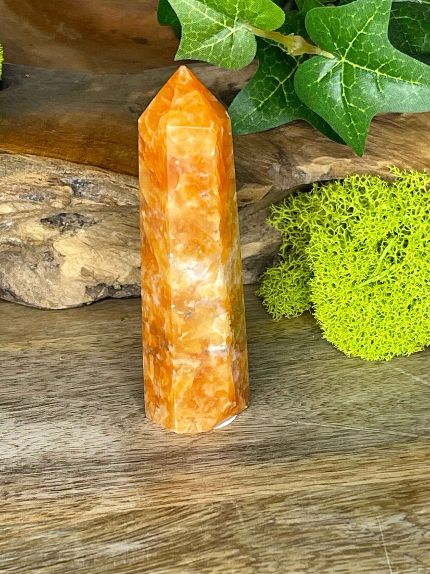 Orange Calcite Tower