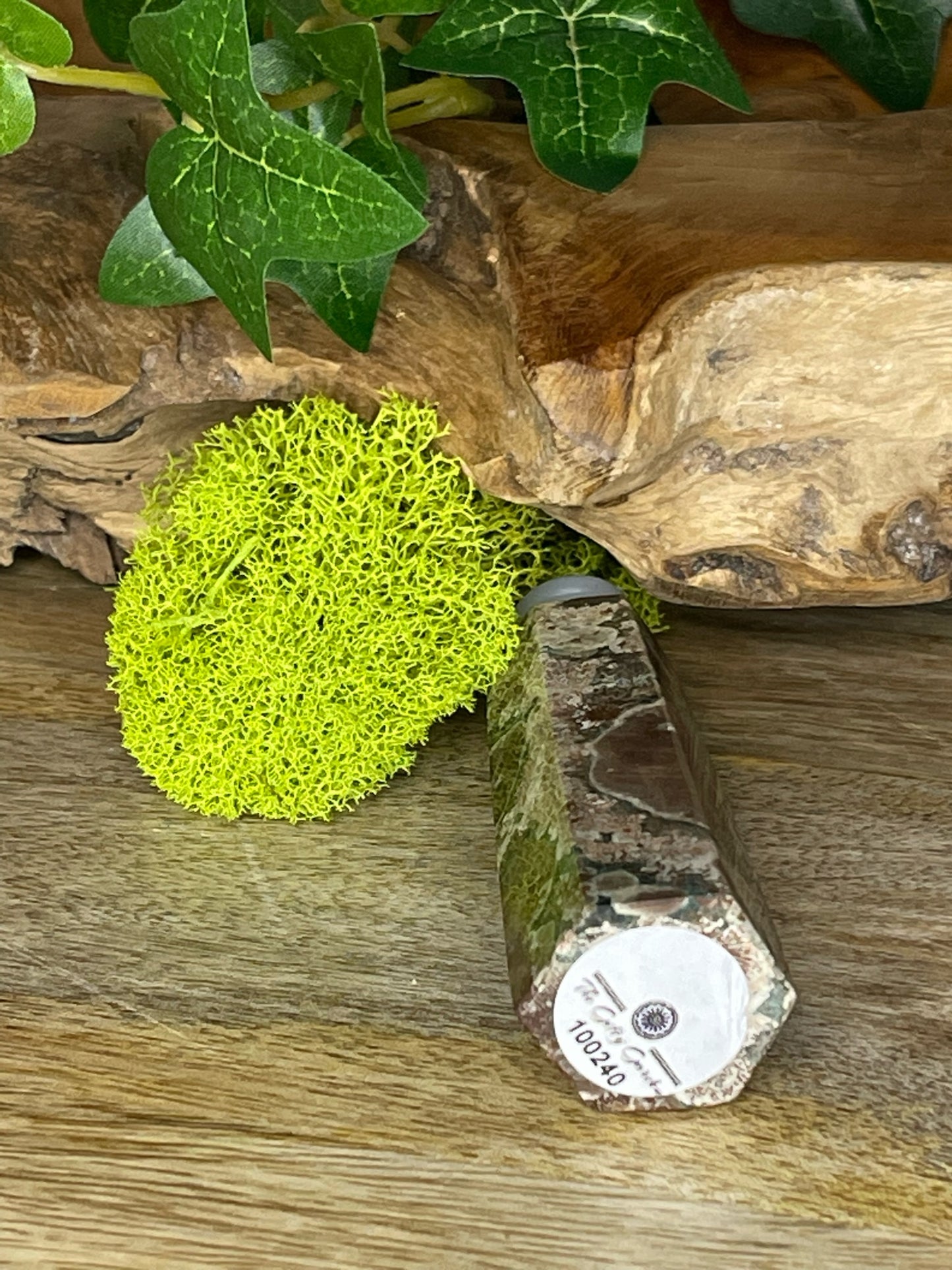 Green Flower Agate