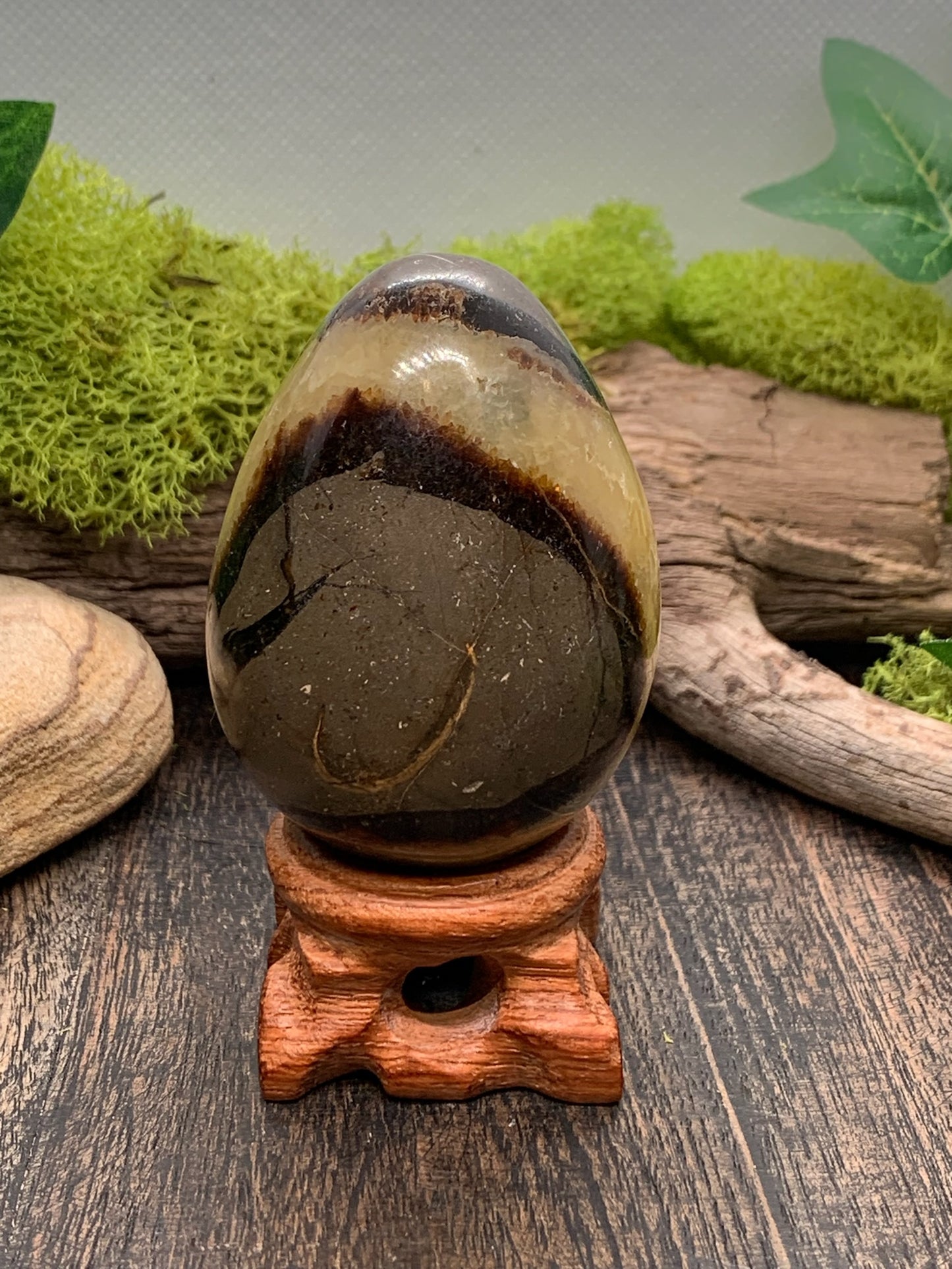 Septarian Egg Carving