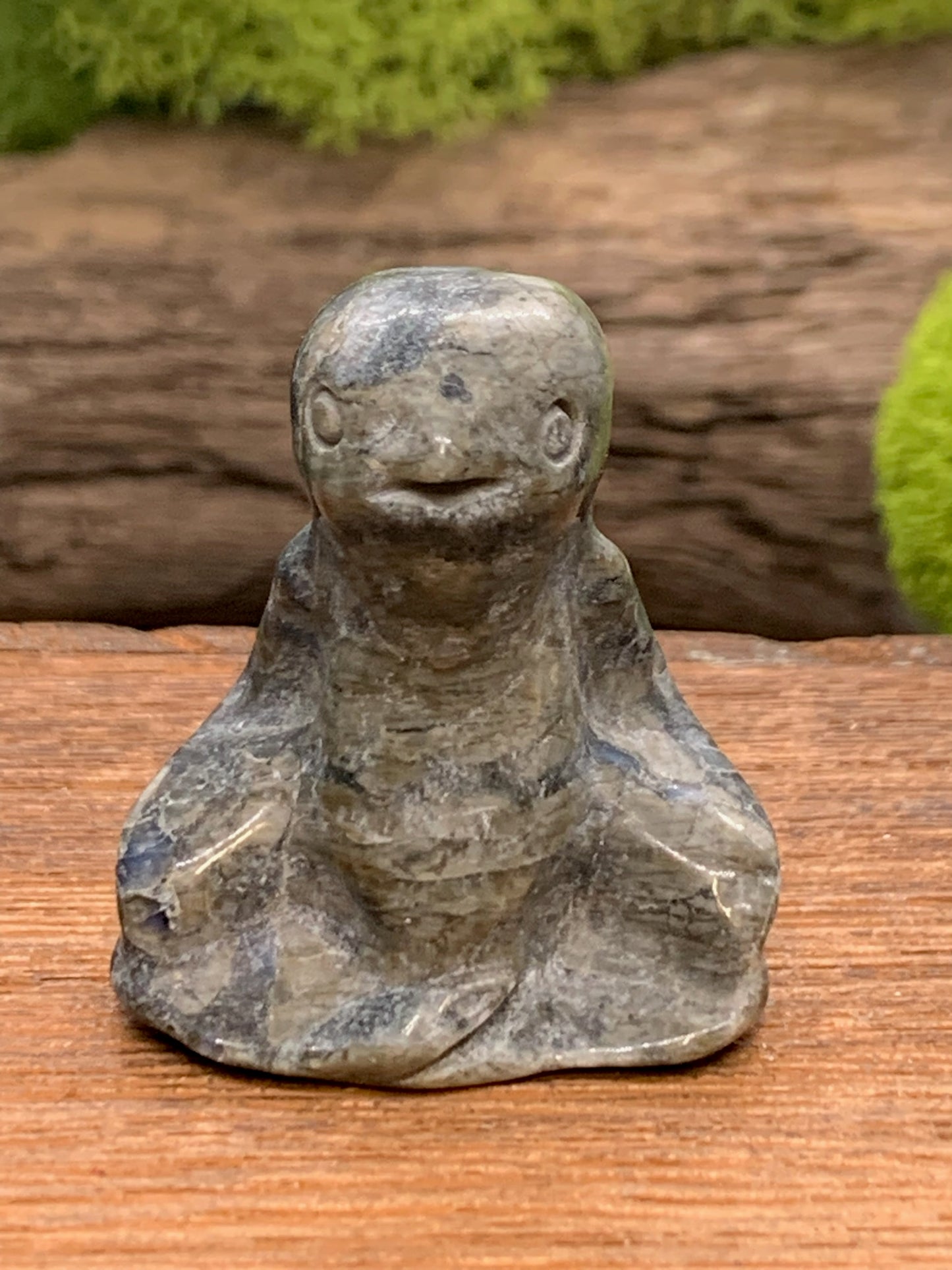 Sloth Carving in Yoga Pose