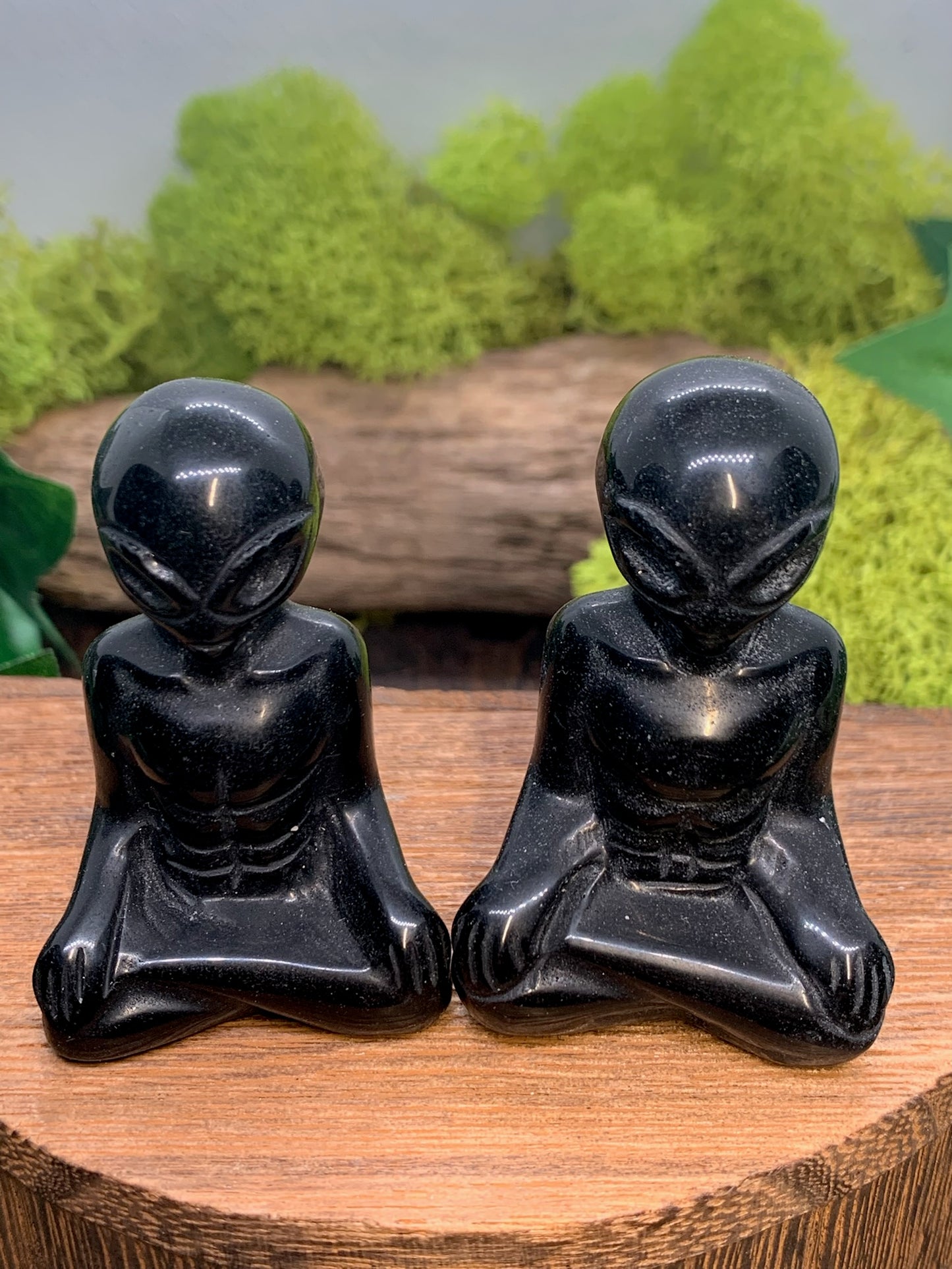 Yoga Alien Carving