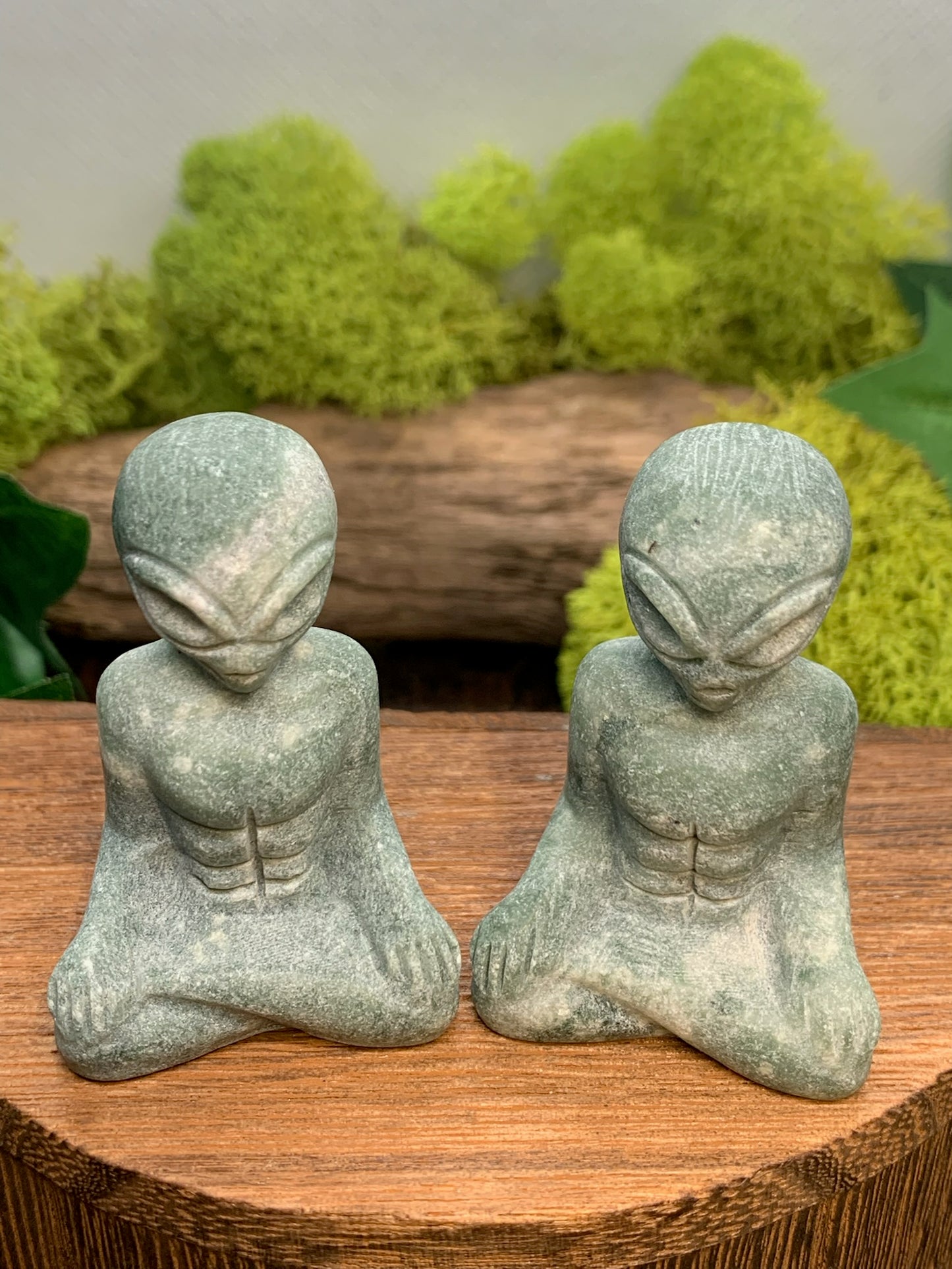 Yoga Alien Carving