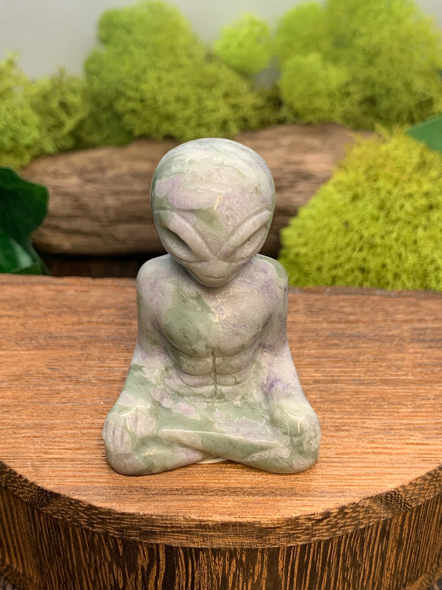 Yoga Alien Carving