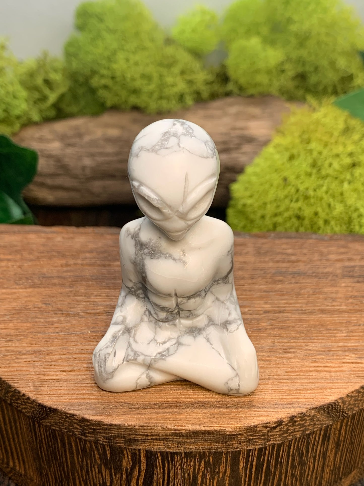 Yoga Alien Carving