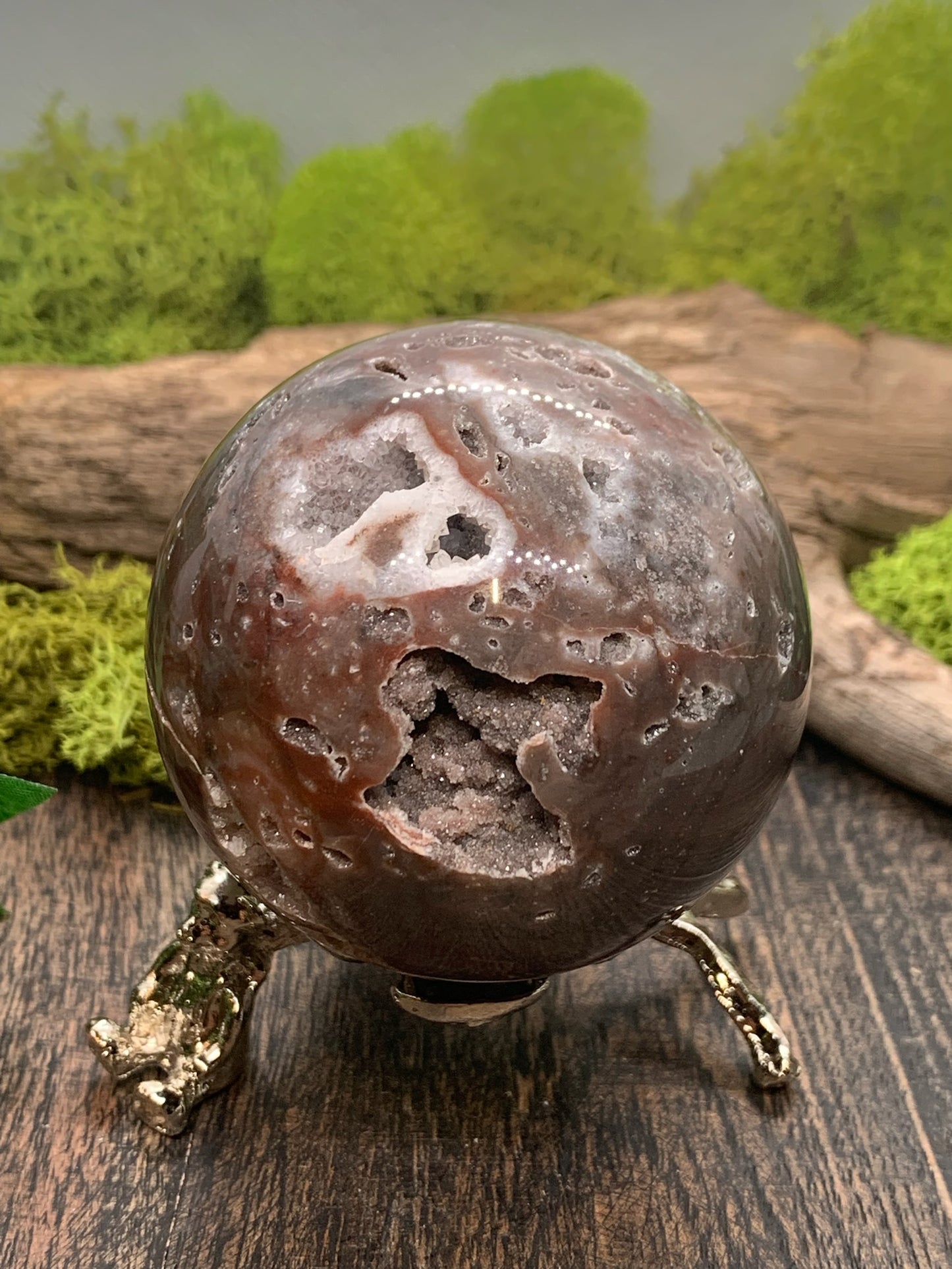 Druzy Sphalerite Sphere