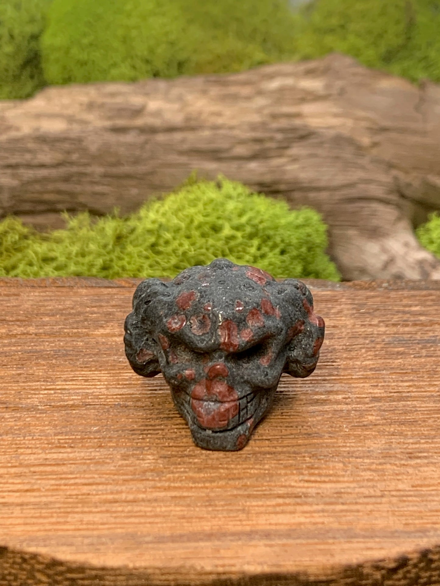 Lucifer Skull Carving