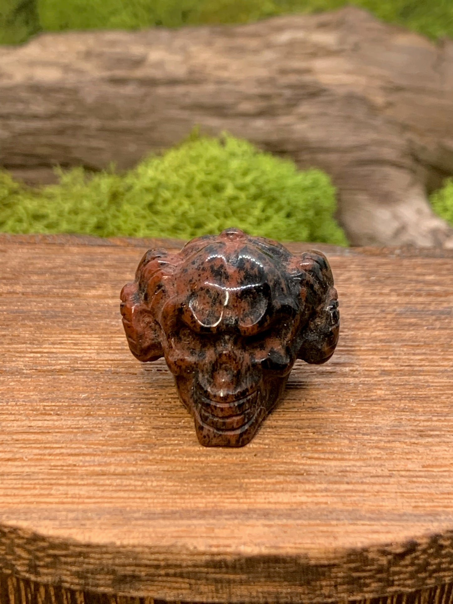 Lucifer Skull Carving