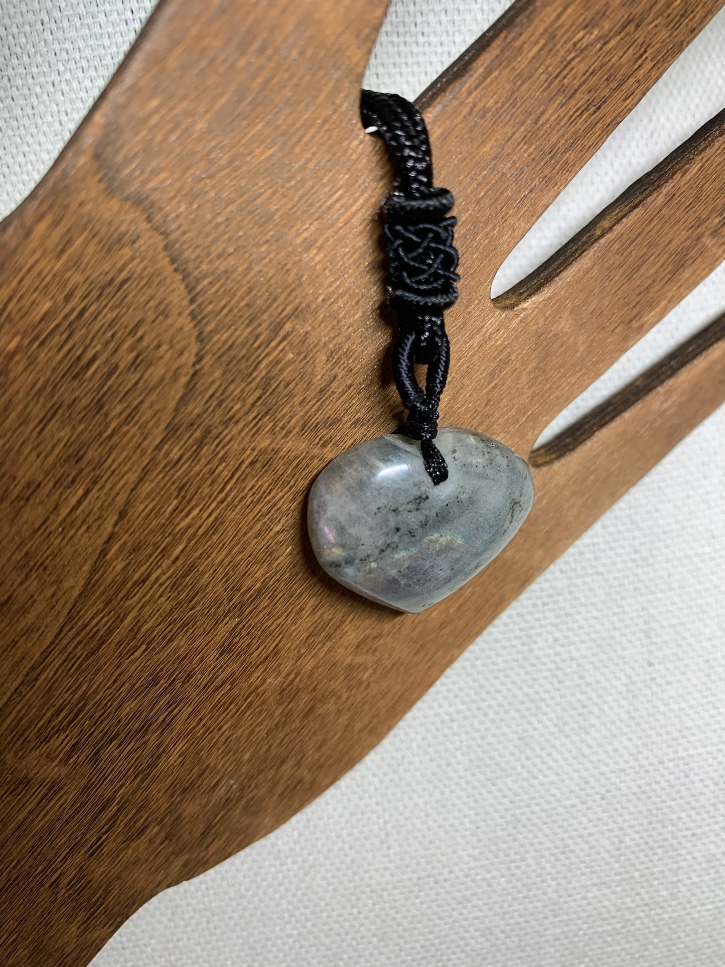 Labradorite Heart Pendant Necklace